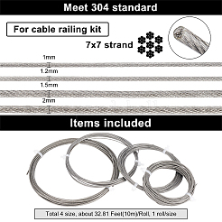 4Roll 304 Stainless Steel Wire&nbsp;TWIR-BC0001-39
