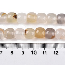 Natural White Agate Beads Strands&nbsp;G-T138-135