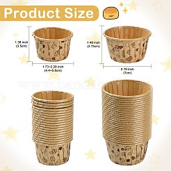 100Pcs 2 Styles Paper Baking Cups&nbsp;BAKE-CJ0001-01