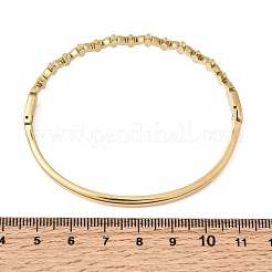 304 Stainless Steel Hinged Bangles for Women&nbsp;BJEW-B168-08G