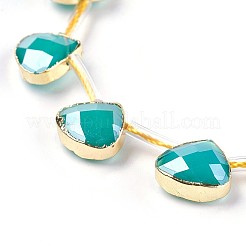 Opaque Glass Beads Strands&nbsp;EGLA-P045-D01