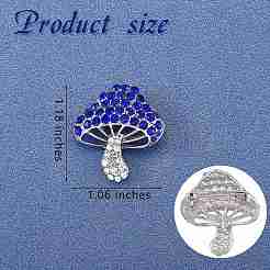 Cubic Zirconia Mushroom Brooch&nbsp;JBR102G