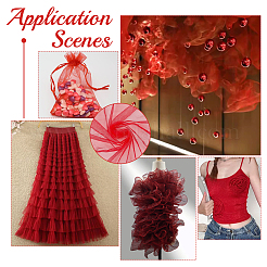 Polyester Mesh Fabric&nbsp;DIY-WH0889-03A