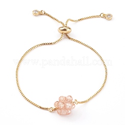 Adjustable Brass Slider Bracelets&nbsp;BJEW-JB06014