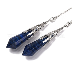 Natural Lapis Lazuli Pointed Dowsing Pendulum Big Pendants&nbsp;G-H285-06P-A29