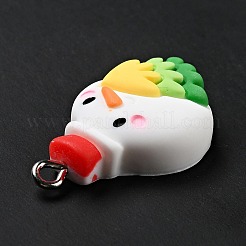 Christmas Opaque Resin Pendants&nbsp;LS-RESI-G043-B02