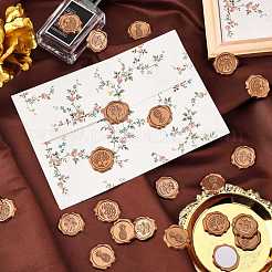 50Pcs Adhesive Wax Seal Stickers&nbsp;DIY-CP0006-08S