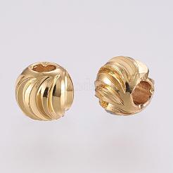Brass Spacer Beads&nbsp;KK-G312-01G-4mm-G
