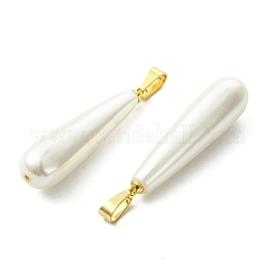 Electroplate Shell Pearl Pendants&nbsp;PALLOY-JF05397