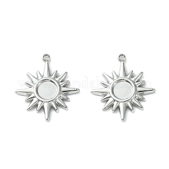 Non-Tarnish 304 Stainless Steel Pendant Cabochon Settings&nbsp;STAS-L269-051P