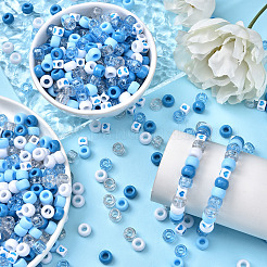 720Pcs 6 Styles Plastic & Acrylic Beads&nbsp;KY-YW0001-77