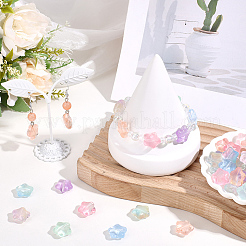 80Pcs Transparent Glass Beads&nbsp;GLAA-PA0001-78