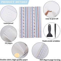 Sticker Collecting Loose-leaf A5 Spiral Bound Notebook&nbsp;AJEW-CP0007-84F