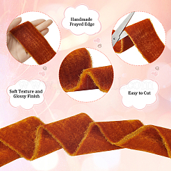 3 Yards Nylon Ribbon with Raw Edge&nbsp;SRIB-WH20020-024B