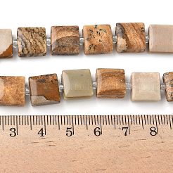 Natural Picture Jasper Beads Strands&nbsp;G-F802-B06-01