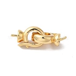 Brass Fold Over Clasps&nbsp;LS-KK-H483-16G