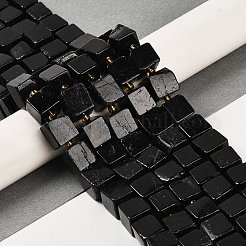 Natural Black Tourmaline Beads Strands&nbsp;G-G053-B08-01