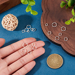 20Pcs 5 Styles 925 Sterling Silver Split Rings&nbsp;STER-TA0001-49