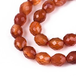 Natural Carnelian Beads Strands&nbsp;G-T142-84