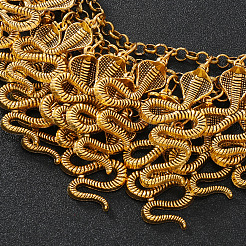 Exaggerated Alloy Multi-Layered Snake Bib Necklaces for Women&nbsp;FS-WGEB7D7-01
