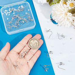 24Pcs Brass Earring Hooks&nbsp;KK-GO0001-46