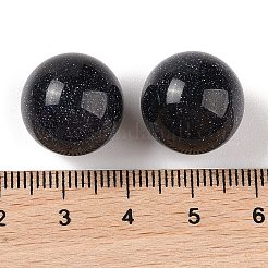 Synthetic Blue Goldstone No Hole Sphere Beads&nbsp;G-K353-04D-26