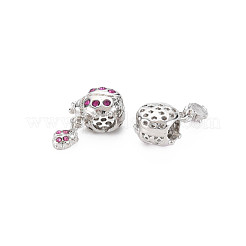 Rack Plating Alloy European Beads&nbsp;MPDL-N039-124