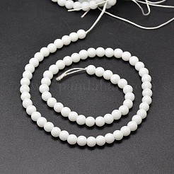 Synthetic Quartz Round Bead Strands&nbsp;EGLA-J063-01