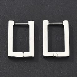 Non-Tarnish 304 Stainless Steel Huggie Hoop Earrings&nbsp;STAS-R115-21P