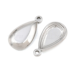 304 Stainless Steel Pendant Cabonchon Settings&nbsp;SA-CBAC381-01P