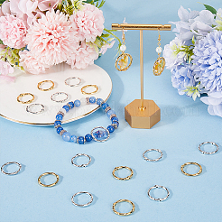 80Pcs 2 Colors Alloy Linking Rings&nbsp;FIND-SC0008-50