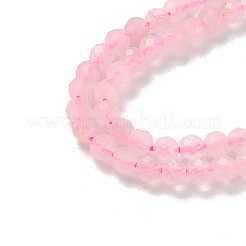 Natural Rose Quartz Beads Strands&nbsp;G-A129-3mm-10