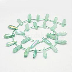 Natural Crystal Pointed Bead Strands&nbsp;G-G940-05