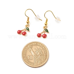 Alloy Fruits Dangle Earrings with Enamel&nbsp;EJEW-JE04916