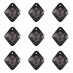 K9 Glass Rhinestone Pendants&nbsp;RGLA-CJ0001-02