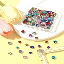 100Pcs 2 Styles Sew on Rhinestone&nbsp;GACR-FS0001-01
