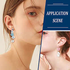 250Pcs Plastic Clip-on Earring Findings&nbsp;KY-SC0001-70