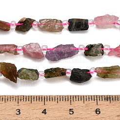 Raw Rough Natural Multicolor Tourmaline Beads Strands&nbsp;GG-CBAA9B4-F01