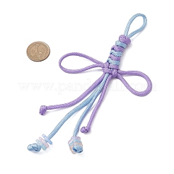 6Pcs Polyester & Spandex Bowknot Pendant Decorations&nbsp;HJEW-JM03795