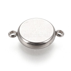 Tarnish Resistant 304 Stainless Steel Links Connectors Settings&nbsp;X-STAS-K202-02D-P