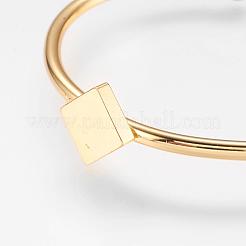 Brass Cuff Bangles&nbsp;BJEW-K153-02F