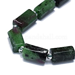 Natural Ruby in Zoisite Beads Strands&nbsp;G-O170-132
