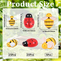 60Pcs 3 Styles Opaque Resin Cabochons&nbsp;CRES-BM0001-04