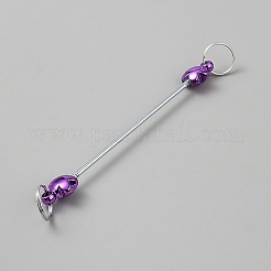 Stainless Steel Beadable Keychain Bar for Jewelry Making DIY Crafts&nbsp;AJEW-WH20070-129A-09