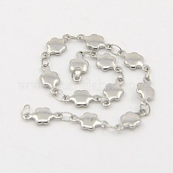 Tarnish Resistant 304 Stainless Steel Link Chains&nbsp;CHS-K001-41