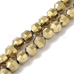 Electroplated Synthetic Non-magnetic Hematite Beads Strands&nbsp;G-I364-L01