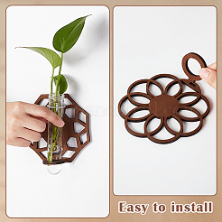 2 Sets 2 Styles Wall Hanging Terrarium Planter with Plastic Tube&nbsp;ODIS-GA0001-53C