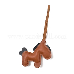 Horse PU Leather Pendant Decorations&nbsp;HJEW-A012-01A