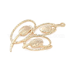 Brass Pendants&nbsp;KK-D263-01G-04