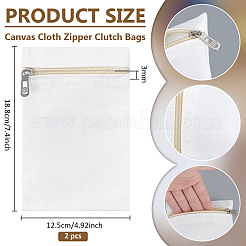 Canvas Cloth Zipper Clutch Bags for Cosmetic Jewelry&nbsp;ABAG-WH0072-014B-02